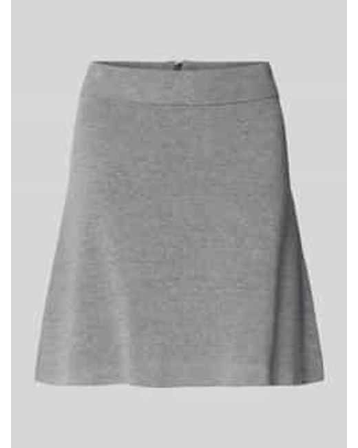 Vero Moda Uitlopende Minirok Van Viscosemix, Model 'Saba' in het Gray
