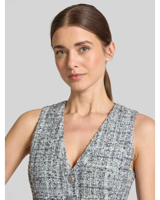 Guess Mini-jurk Met V-hals in het Blue