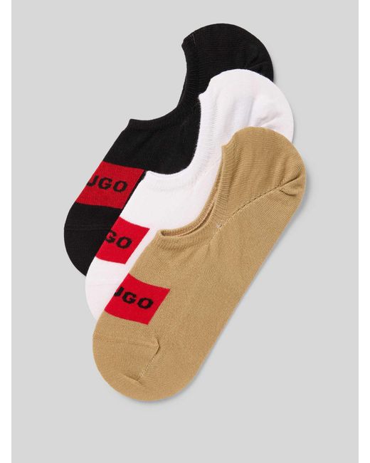 HUGO Sneakersokken in het Natural voor heren