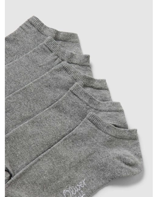 S.oliver Sneakersokken Met Stretch in het Gray