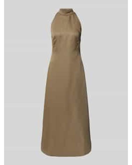 IVY & OAK Linnen Jurk Met Halter in het Natural