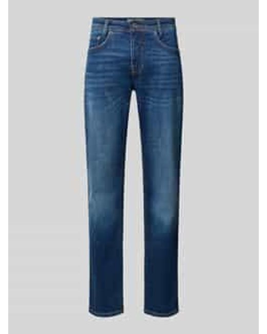 M·a·c Regular Fit Jeans in het Blue voor heren