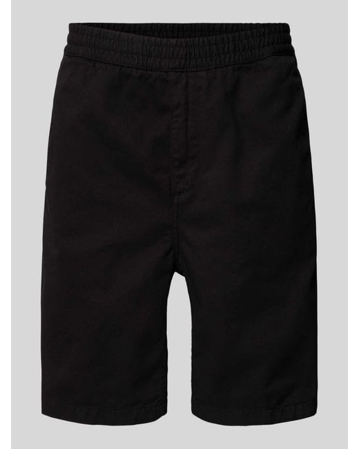 Carhartt Shorts mit elastischem Bund Modell 'FLINT' in Black für Herren
