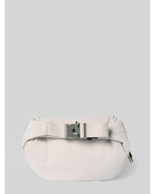 STUDIO BERLIN Natural Bauchtasche mit Label-Badge Modell 'SPANDAU'
