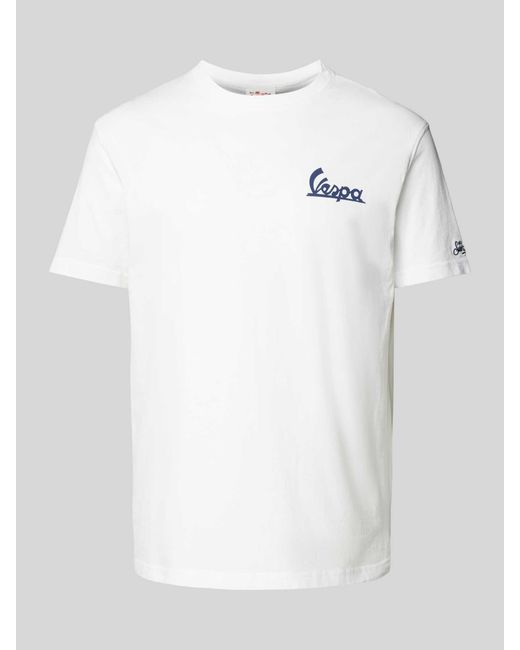 Mc2 Saint Barth T-shirt Met Statementprint in het White voor heren