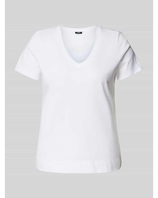 Joop! White T-Shirt mit Label-Print
