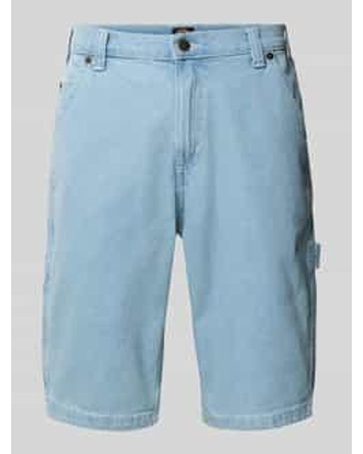 Dickies Korte Jeans Met Steekzakken in het Blue voor heren