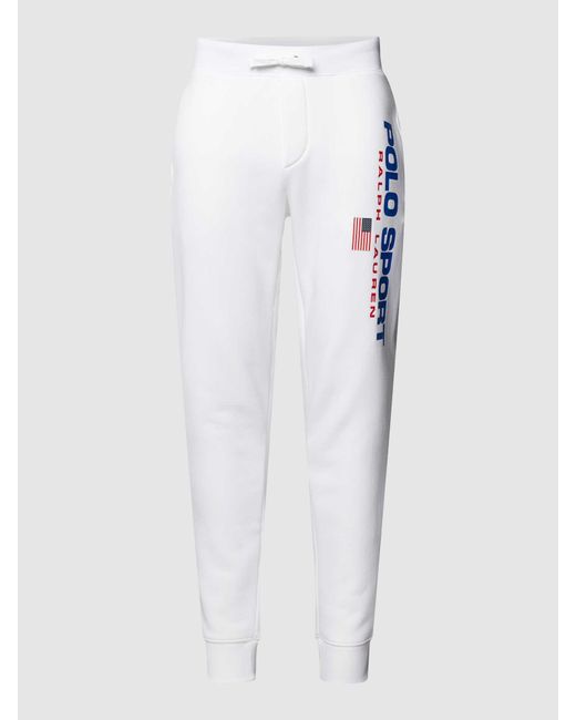 Polo Ralph Lauren Sweatpants mit Label-Print in White für Herren