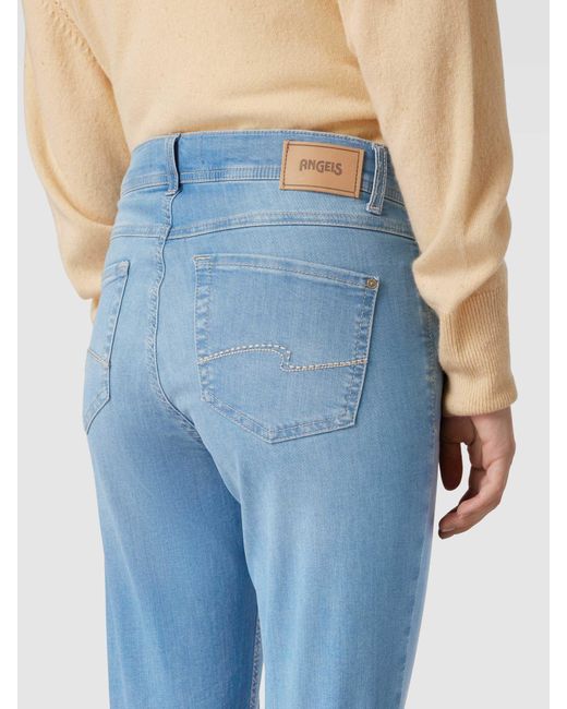 ANGELS Blue Slim Fit Jeans im 5-Pocket-Design Modell 'Ornella'
