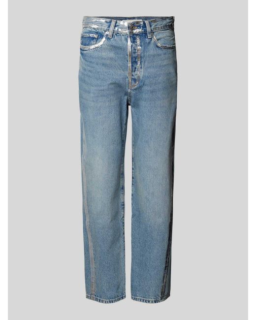Mango Blue Jeans im Used-Look Modell 'NICOLA'