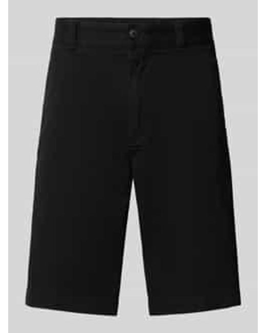 HUGO Regular Fit Bermuda Met Achterzakken in het Black voor heren