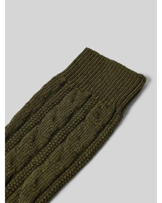 Camano Socken mit geripptem Abschluss in Green für Herren