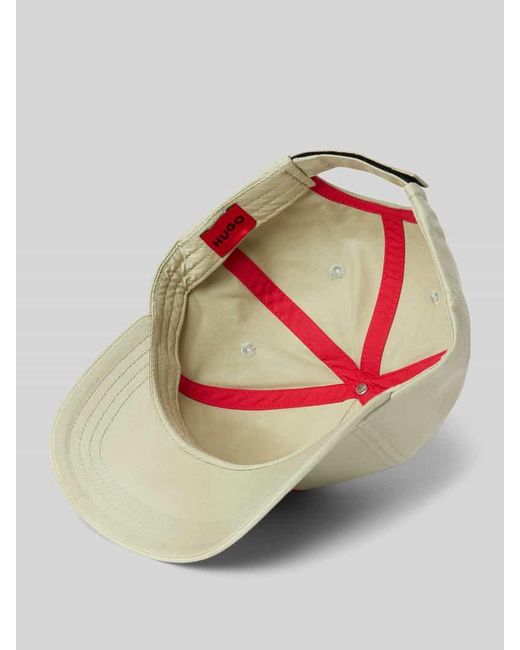 HUGO Basecap mit Label-Patch Modell 'Men-X' in Natural für Herren