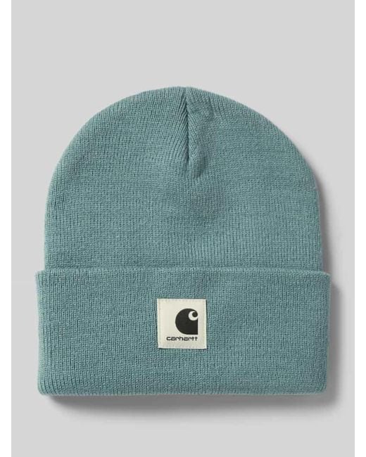 Carhartt Beanie mit Label-Patch Modell 'Ashley' in Green für Herren