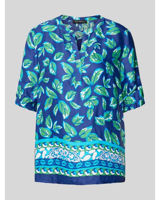 Betty Barclay Blouse Met All-over Print in het Blue