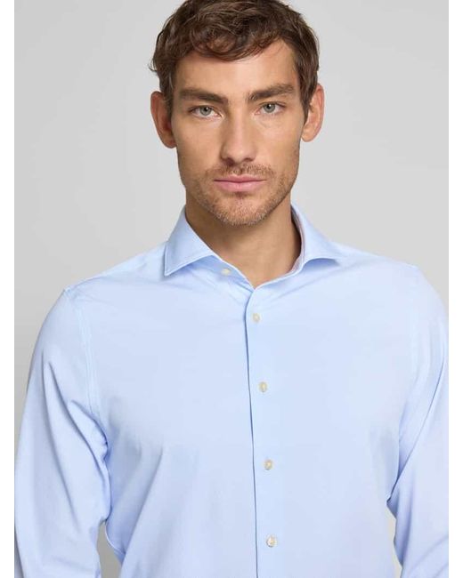 Roy Robson Regular Fit Business-Hemd mit Haifischkragen in Blue für Herren