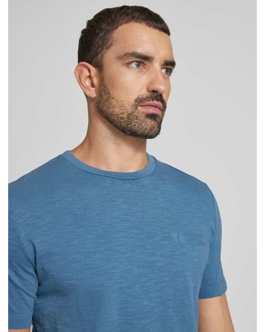 S.oliver T-Shirt mit Rundhalsausschnitt in Blue für Herren
