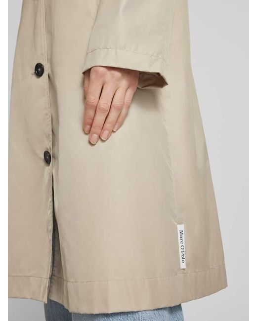 Marc O' Polo Natural Mantel Mit Umlegekragen