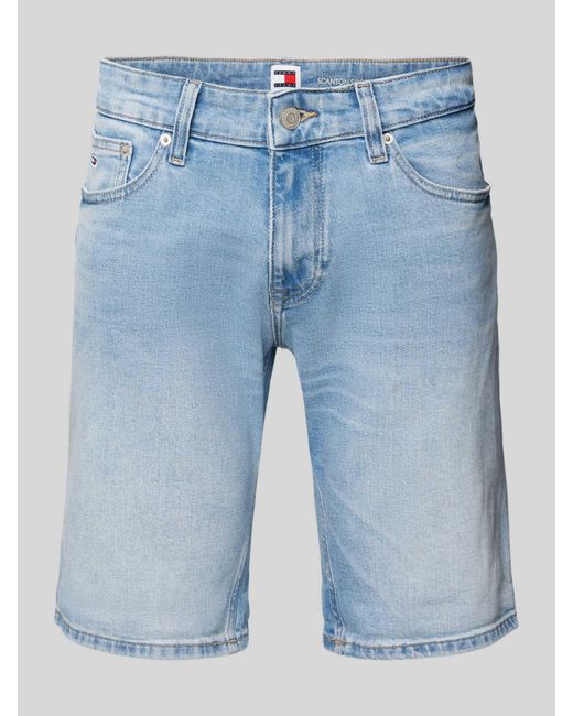Tommy Hilfiger Regular Fit Korte Jeans in het Blue voor heren