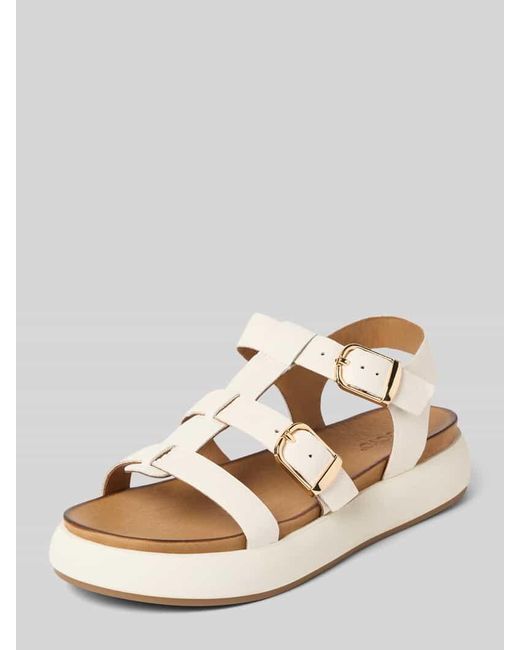 Inuovo Natural Sandalette mit Dornschließen