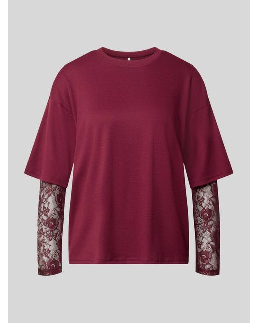ONLY Longsleeves in het Red