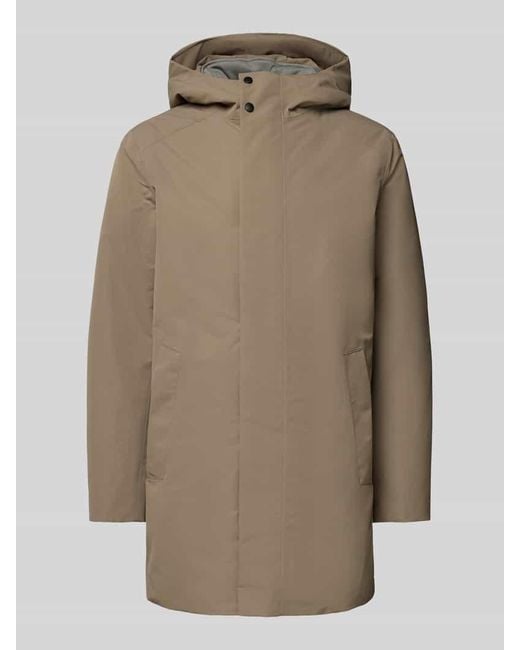 Geox Regular Fit Parka mit Kapuze Modell 'DORAY' in Natural für Herren