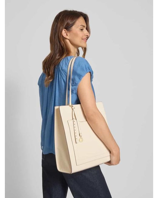 SEIDENFELT Natural Shopper mit Tragehenkel Modell 'SENJA'