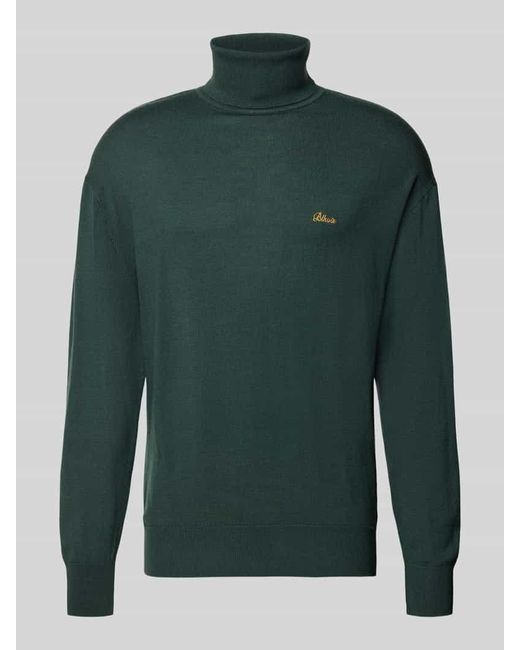 BLKVIS Loose Fit Rollkragenpullover aus Woll-Mix in Green für Herren