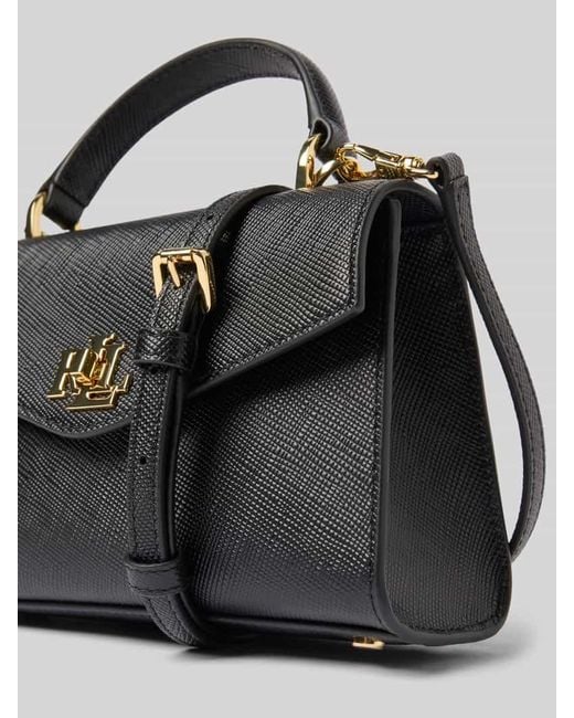 Ralph Lauren Black Satchel Bag mit Label-Detail