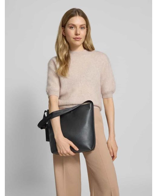 HUGO Black Shopper in Leder-Optik Modell 'BEL 2.0_BUCKET'