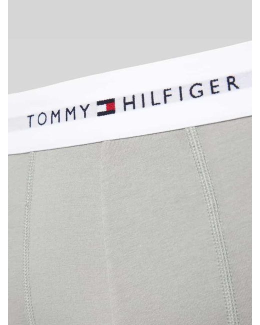 Tommy Hilfiger Trunks mit elastischem Logo-Bund im 3er-Pack in Blue für Herren