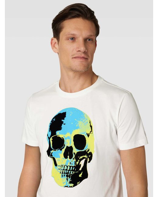 Antony Morato T-Shirt mit Motiv-Print in Blue für Herren