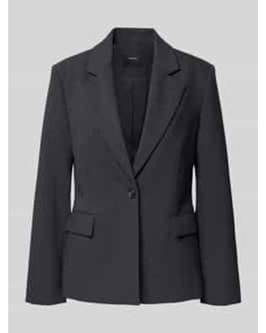 someday. Regular Fit Blazer Met Klepzakken, Model 'Nleeka' in het Black