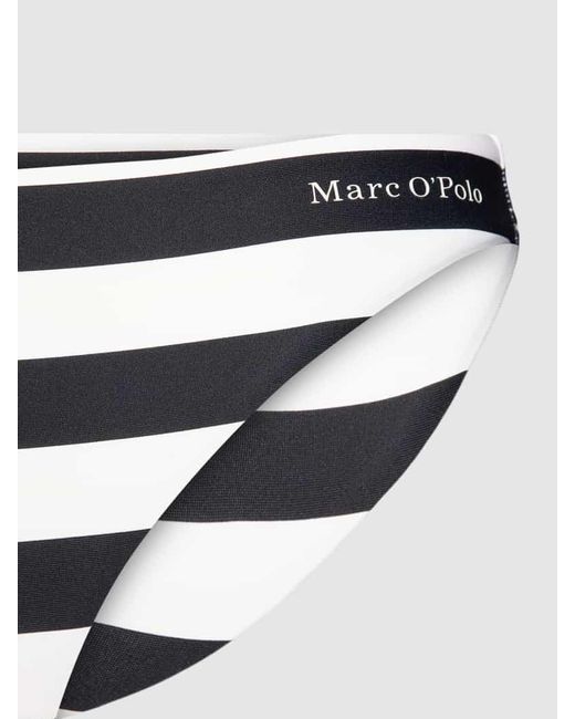 Marc O' Polo Blue Bikini-Slip mit Streifenmuster