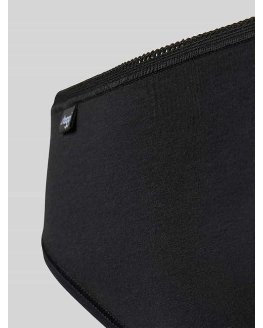 Sloggi Black Slip mit Label-Detail im 3er-Pack