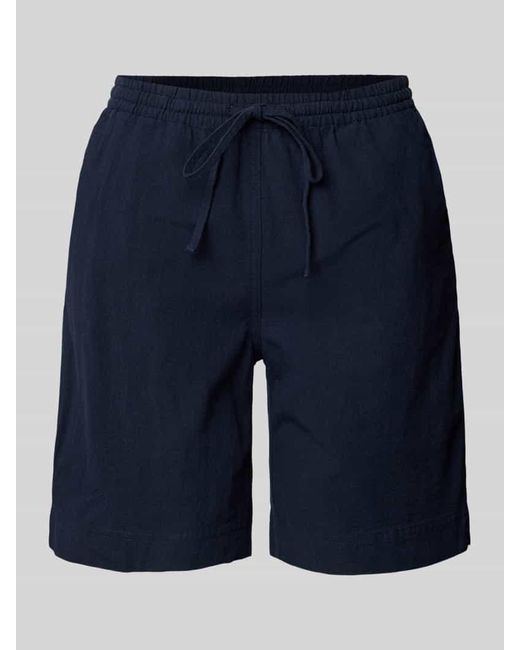 Soya Concept Blue Relaxed Fit Shorts mit elastischem Bund Modell 'Cissie'