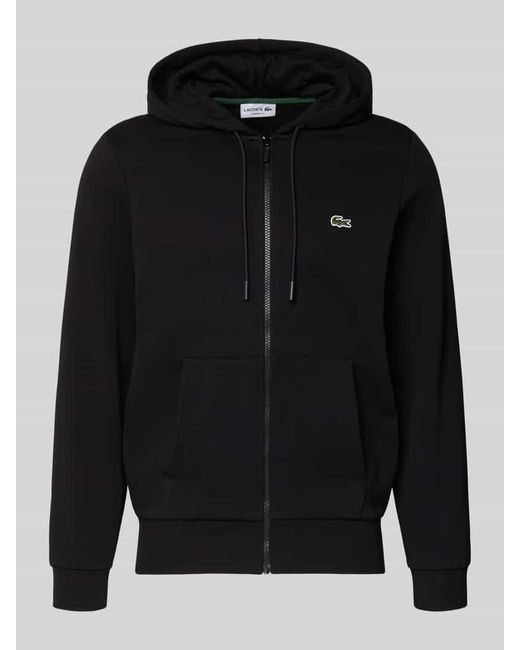 Lacoste Sweatjacke Mit Reißverschluss in Black für Herren