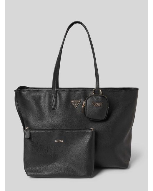 Guess Shopper Met Labeldetail, Model 'Power Play Ii Large Tech' in het Black