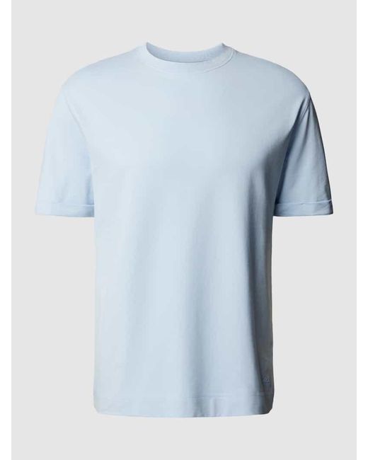 Windsor. T-Shirt mit Rundhalsausschnitt Modell 'Sevo' in Blue für Herren