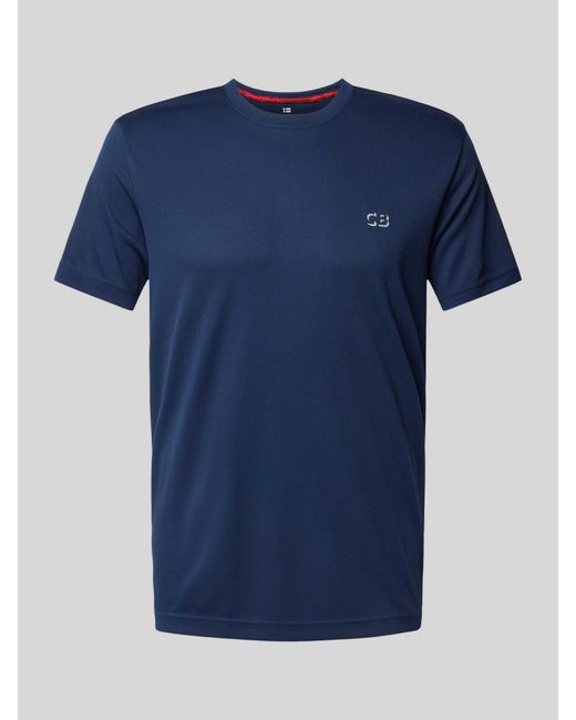 Christian Berg Men T-shirt Met Ronde Hals in het Blue voor heren