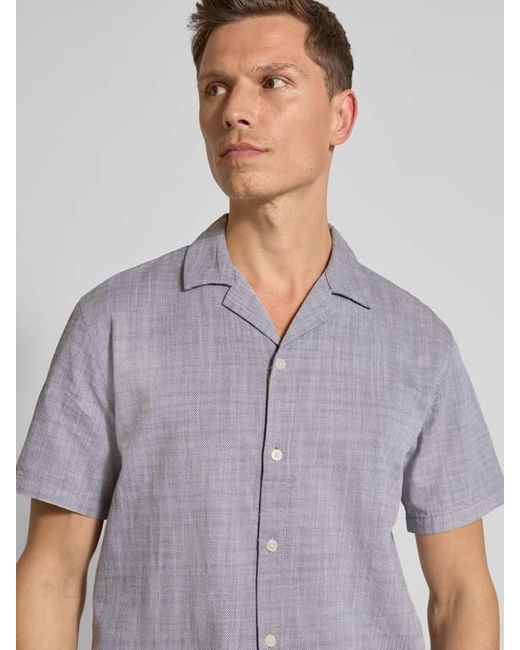 Tom Tailor Relaxed Fit Freizeithemd aus reiner Baumwolle in Gray für Herren