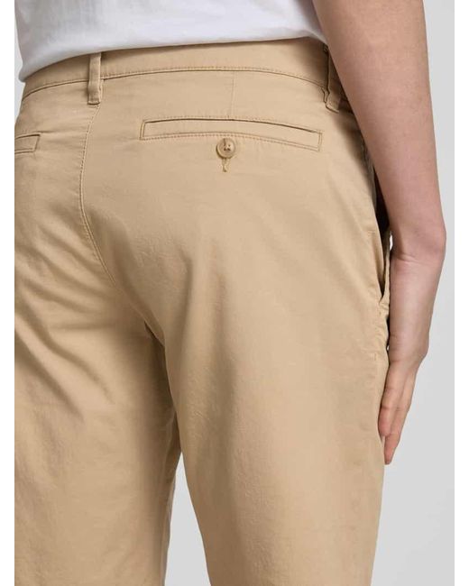 S.oliver Regular Fit Chinoshorts aus Baumwoll-Stretch Modell 'PHOENIX' in Natural für Herren