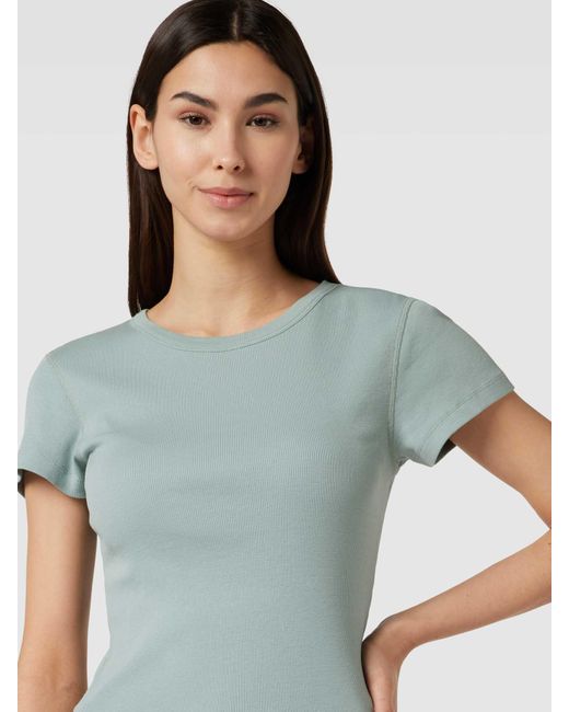Drykorn Green T-Shirt aus reiner Baumwolle