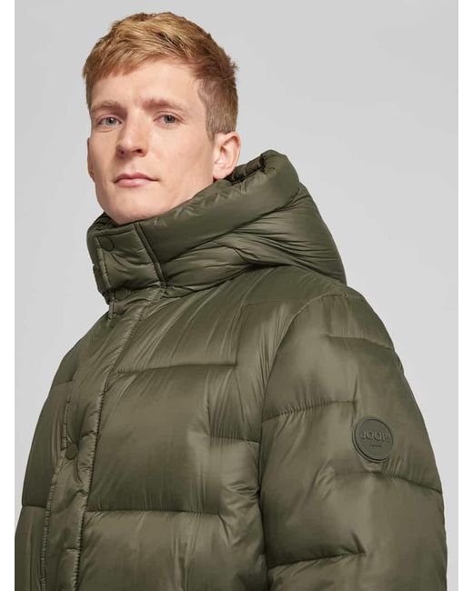 Joop! Steppmantel Mit Kapuze Modell 'Fandos' in Green für Herren