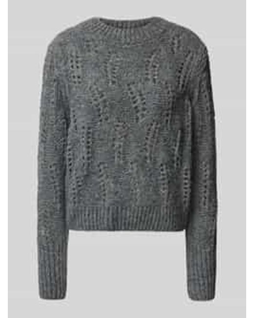 Joop! Gebreide Pullover Met Alpaca En Ronde Hals in het Gray