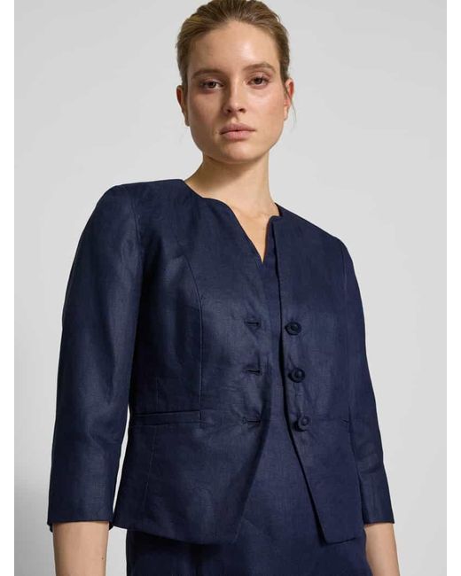 White Label Blue Blazer mit Leistentaschen