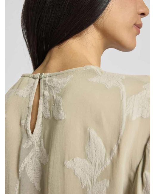 Samsøe & Samsøe Natural Regular Fit Bluse mit Rundhalsausschnitt Modell 'SAMADDA'