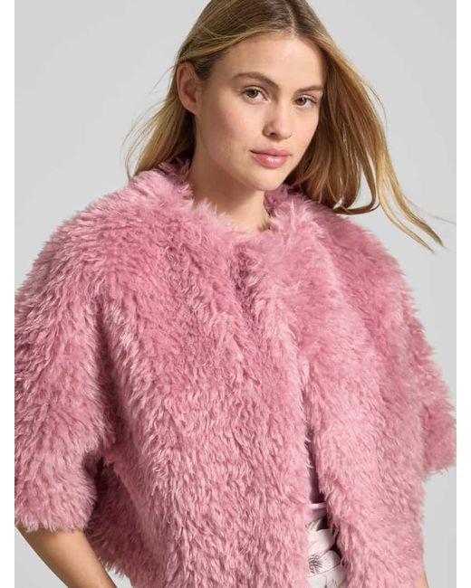 Rinascimento Pink Bolero mit überschnittenen Schultern und 1/2-Arm