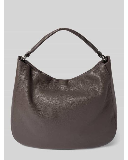 Abro⁺ Gray Handtasche mit Logo-Applikation Modell 'Mia'