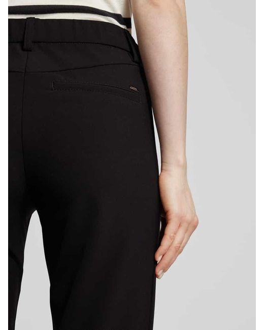 Gardeur Black Regular Fit Hose mit elastischem Bund Modell 'Zene'